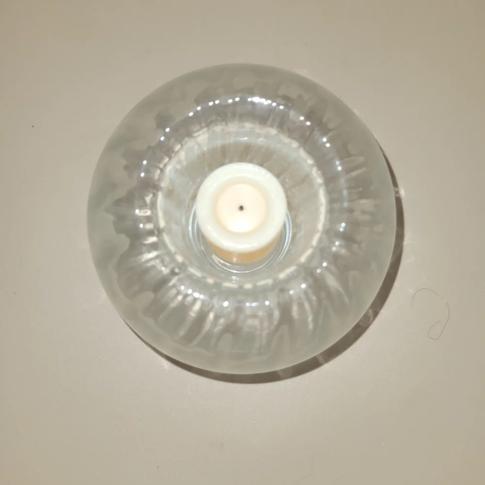 VTG Partylite Handblown Candle Holder “Optic Odyssey” Dome Tea Light - Versatile - Picture 7 of 7